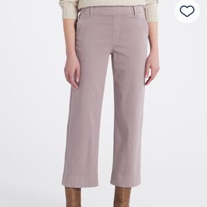 Cosmic Blue Love Pull-on Wide-Leg Pants, Size L